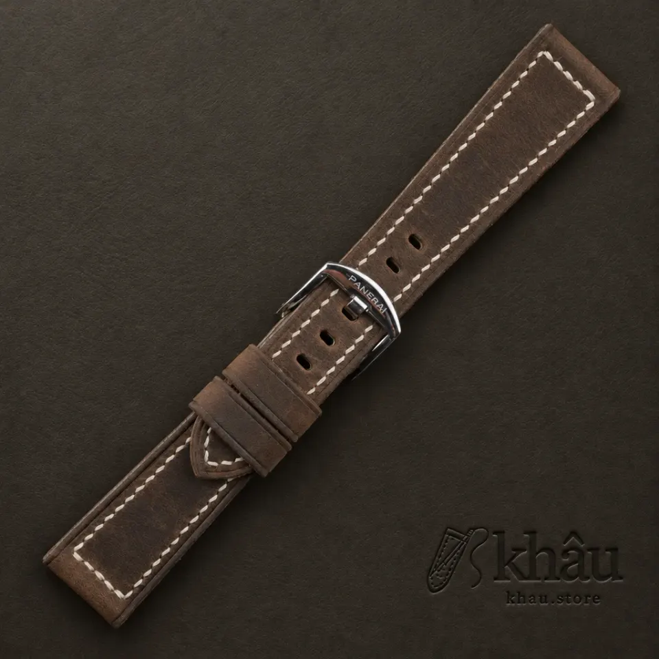 Rustic Crazy Horse Leather Strap for PAM Watch — additional view