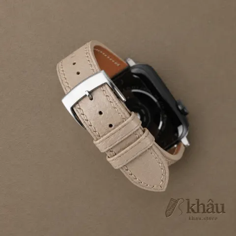 Beige Peccary Leather Apple Watch Band — additional view