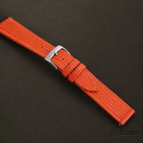 Orange Epi Leather Watch Strap — additional view