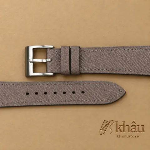 Graphite Grey Epsom Leather Watch Strap — additional view
