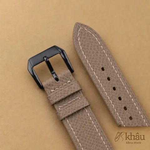 Taupe Epsom Leather Samsung Watch Band — additional view