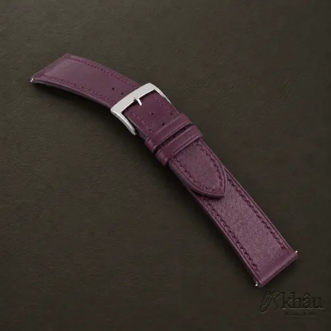 Purple Swift Leather Watch Strap — additional view