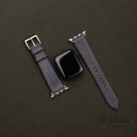 Purple Maya Leather Apple Watch Band — additional view