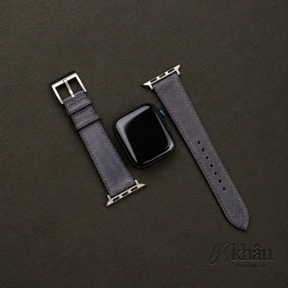 Purple Maya Leather Apple Watch Band — additional view