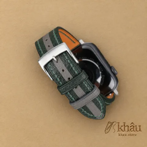 Duocolor Forest Alran Sully Leather Apple Watch Band — additional view