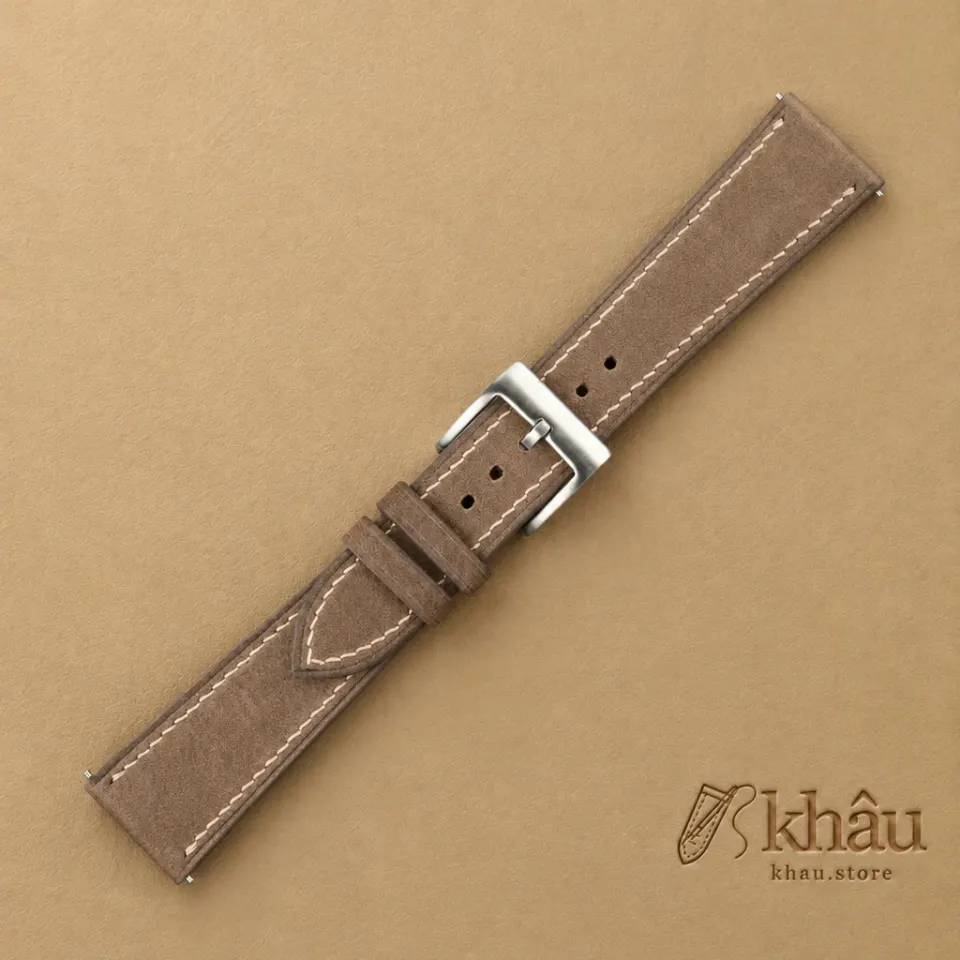 Beaver Nubuck Leather Watch Strap — additional view
