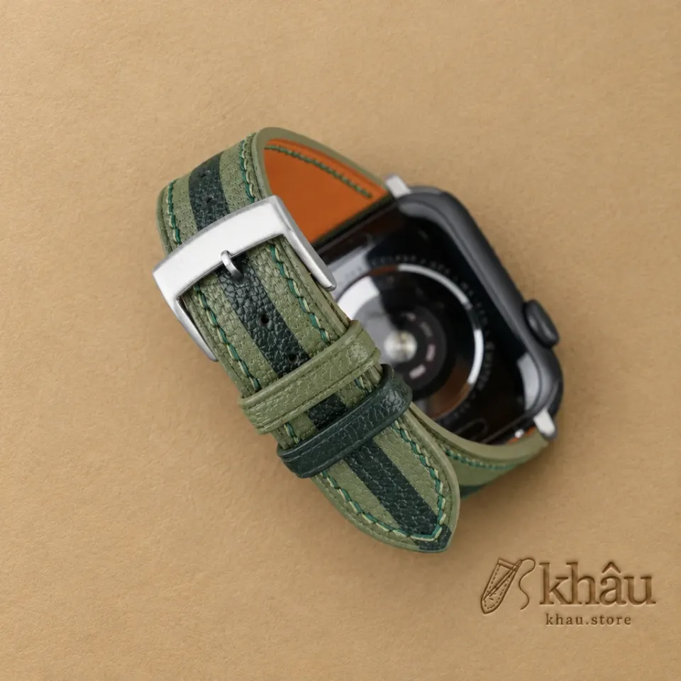 Duocolor Moss Sully Leather Apple Watch Band — additional view