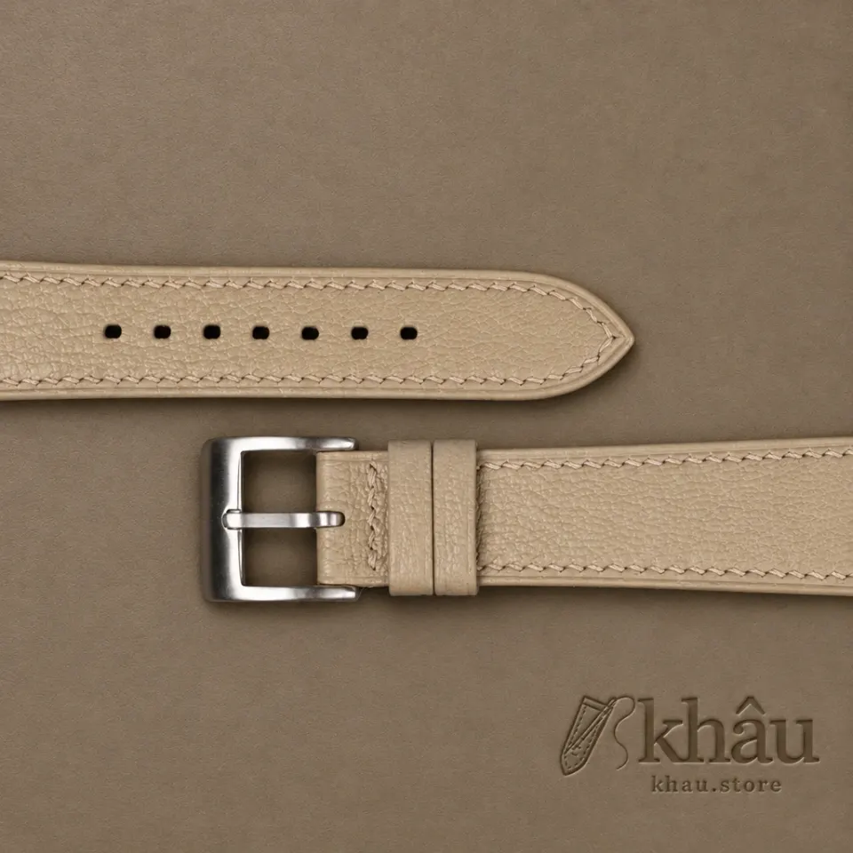 Sand Alran Chevre Leather Watch Strap — additional view