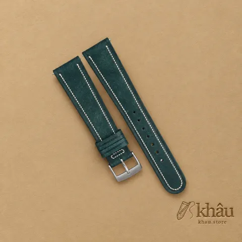 40’s Vintage Navy Pueblo Leather Watch Strap — front view