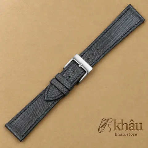 Zirconium Lizard Leather Watch Strap — additional view