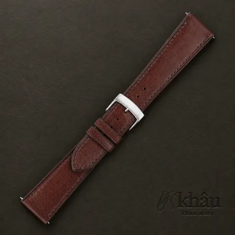 Brown Vachetta Leather Watch Strap — additional view