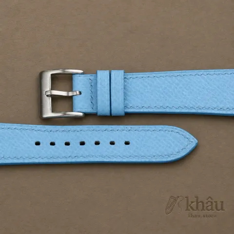 Miami Blue Epsom Leather Watch Strap — additional view