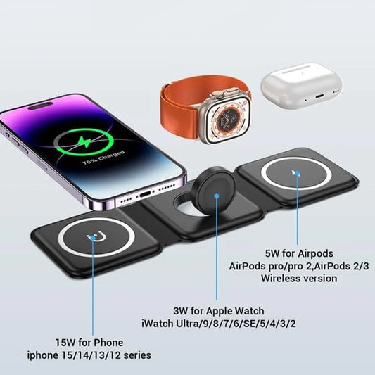 3 in 1 Wireless Charging Station