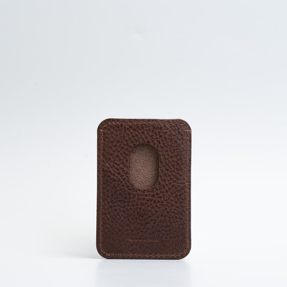 Leather MagSafe wallet - The Minimalist