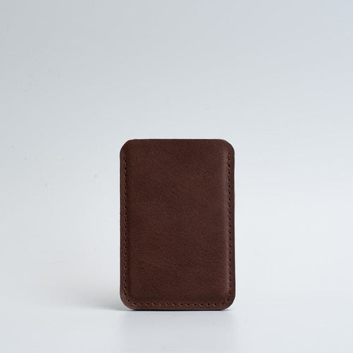 Leather MagSafe wallet - The Minimalist