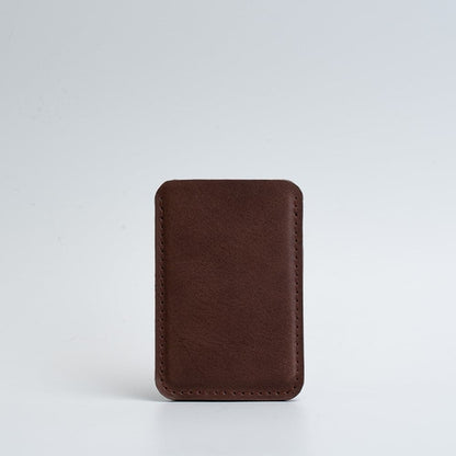 Leather MagSafe wallet - The Minimalist