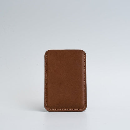 Leather MagSafe wallet - The Minimalist