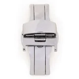 Photograph of silver Deployant clasp with a polished finish